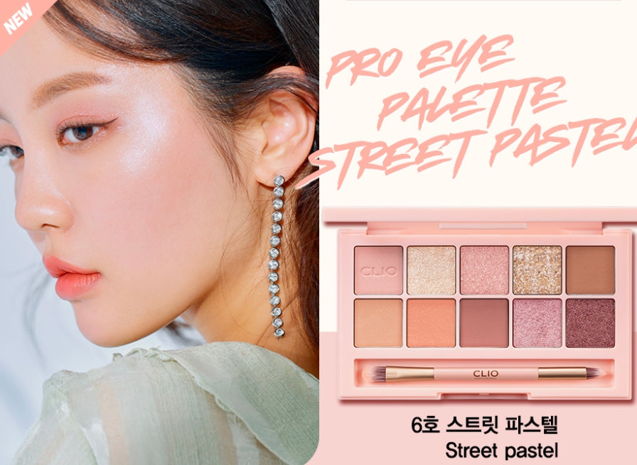 CLIO PRO EYE PALETTE STREET PASTEL Korean Beauty Cosmetics Womens
