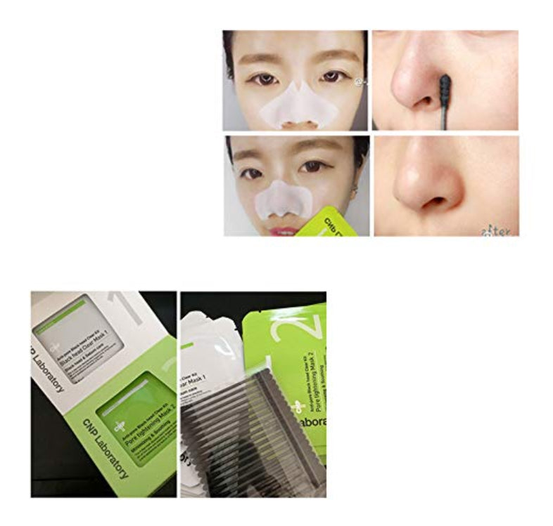 CNP Laboratory Anti-pore Blackheads Clear Masks 10pcs Kits Sensitive Skin