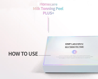 CNP Laboratory Milk Toning Peel Plus+ 4 Weeks Exfoliating PHA Moisture Pore Clean Skin Turn Over Mask
