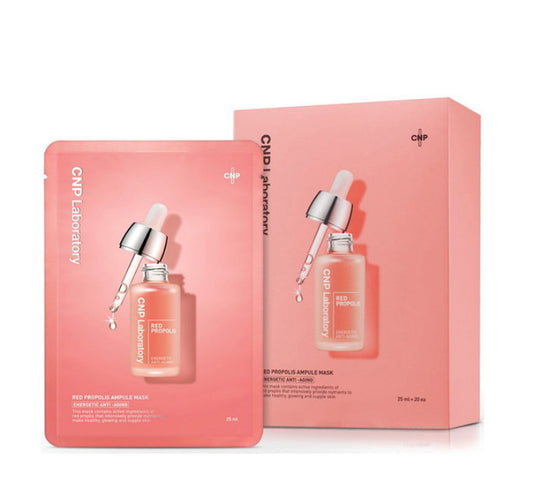 CNP Red Propolis Ampule Mask 25ml 20p Anti aging Wrinkles care Lifting