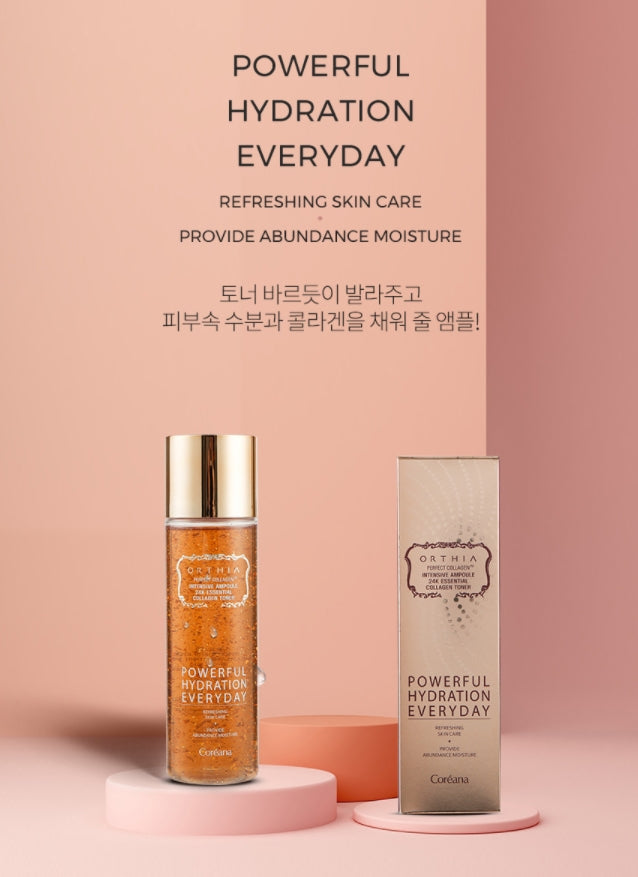 Coreana ORTHIA Intensive Ampoule 24K Essential Collagen Toner 260ml