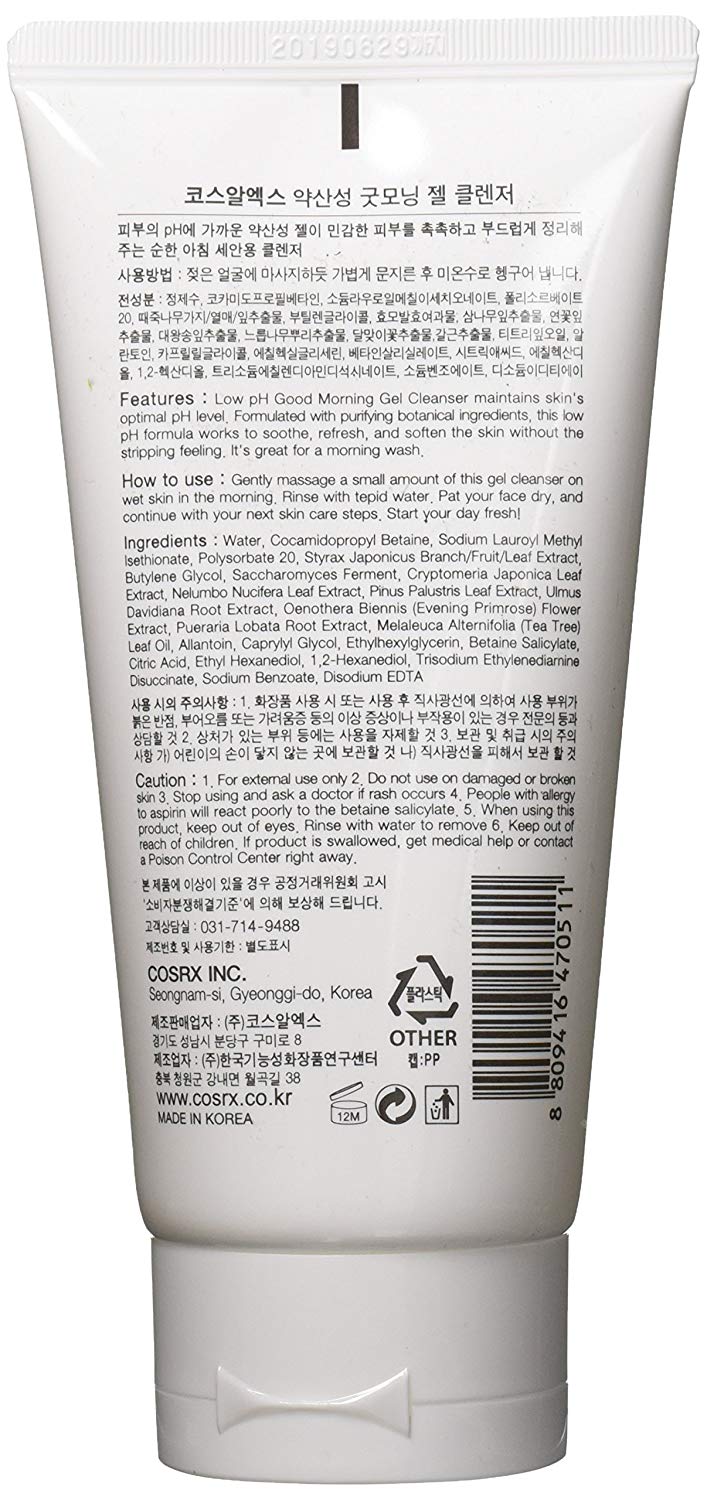 COSRX Low PH Good Morning Gel Cleansers 150ml