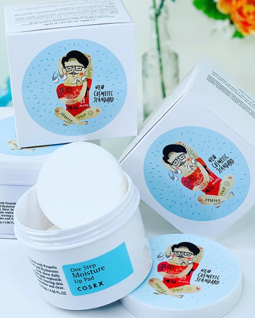 COSRX ONE STEP MOISTURE UP PAD 135ml Korean Skincare Cosmetics Womens