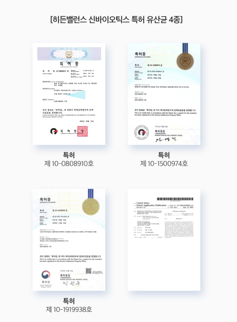 Cutgram Hidden Balance Synbiotics Gut Health Supplements Probiotics Zinc Immunity