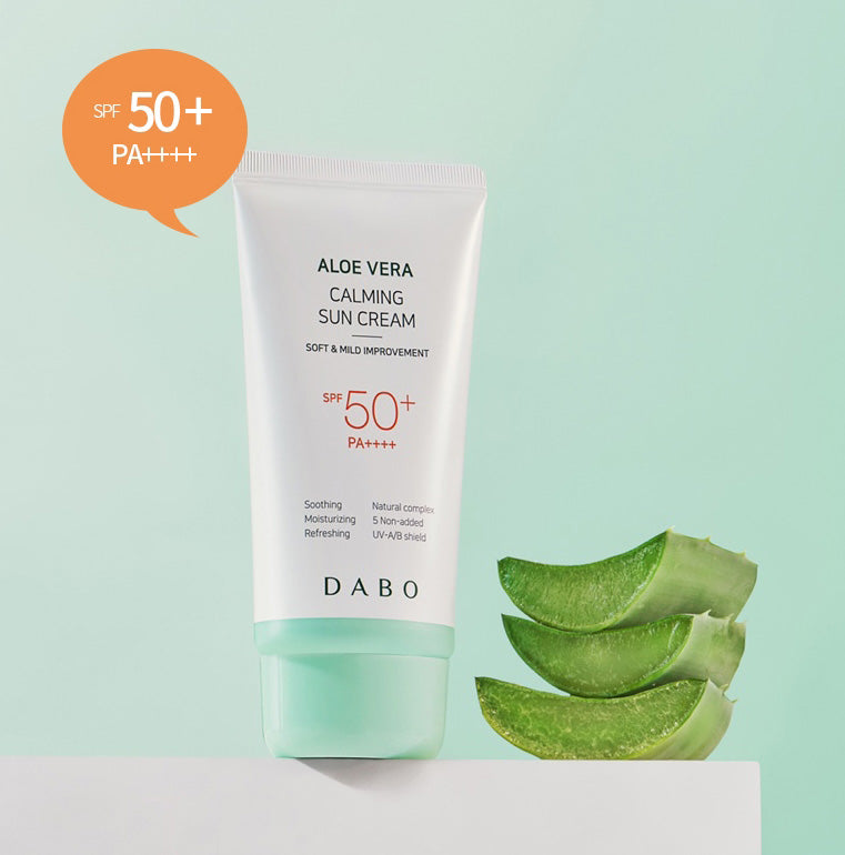 DABO Aloe Vera Calming Sun Cream SPF+50 PA+++ 70ml Sensitive Skincare Facial Sunscreens Sunblock