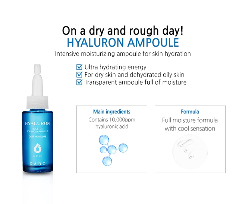 DABO Booster For Today Ampoule 3 Kinds Skin Whitening Anti Wrinkles