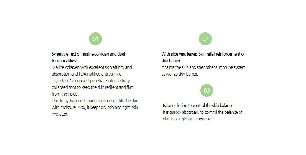 DABO Collagen Lifting Emulsion Dry Skincare Moist Wrinkles Whitening