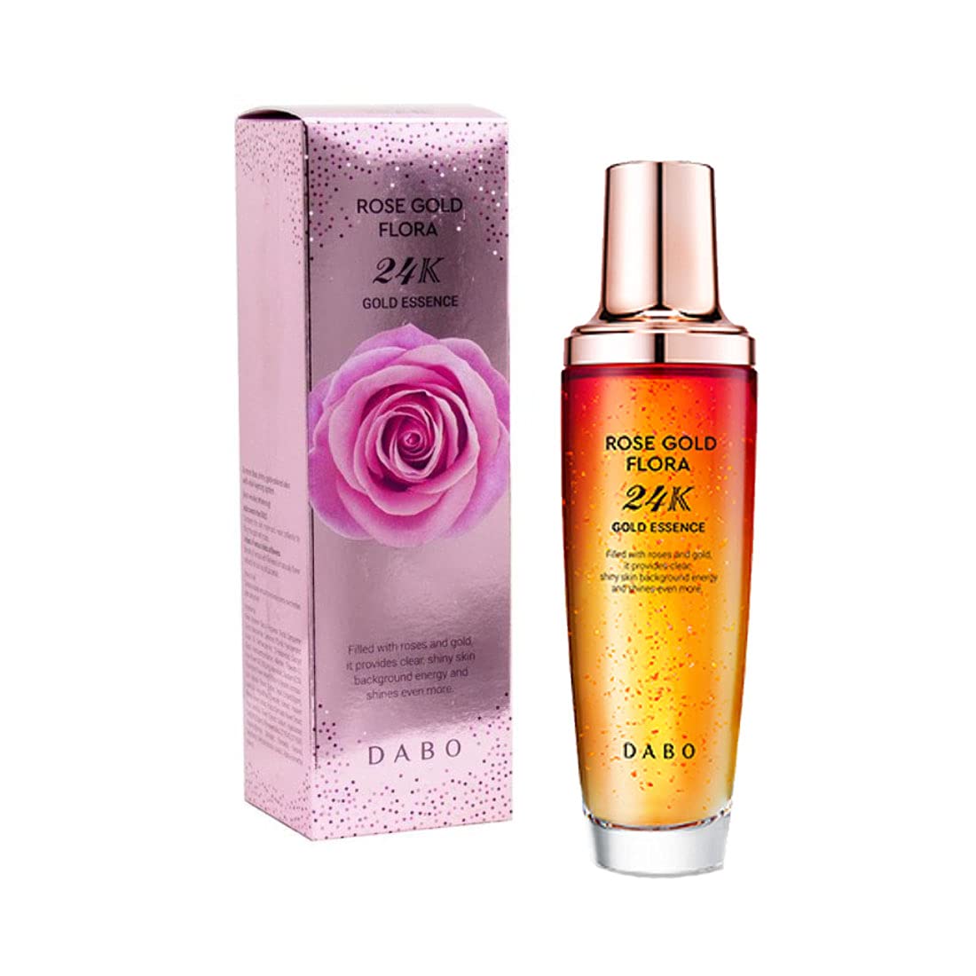 DABO Rose Gold Flora 24K Essence 130ml moisturizes wrinkles Whitening