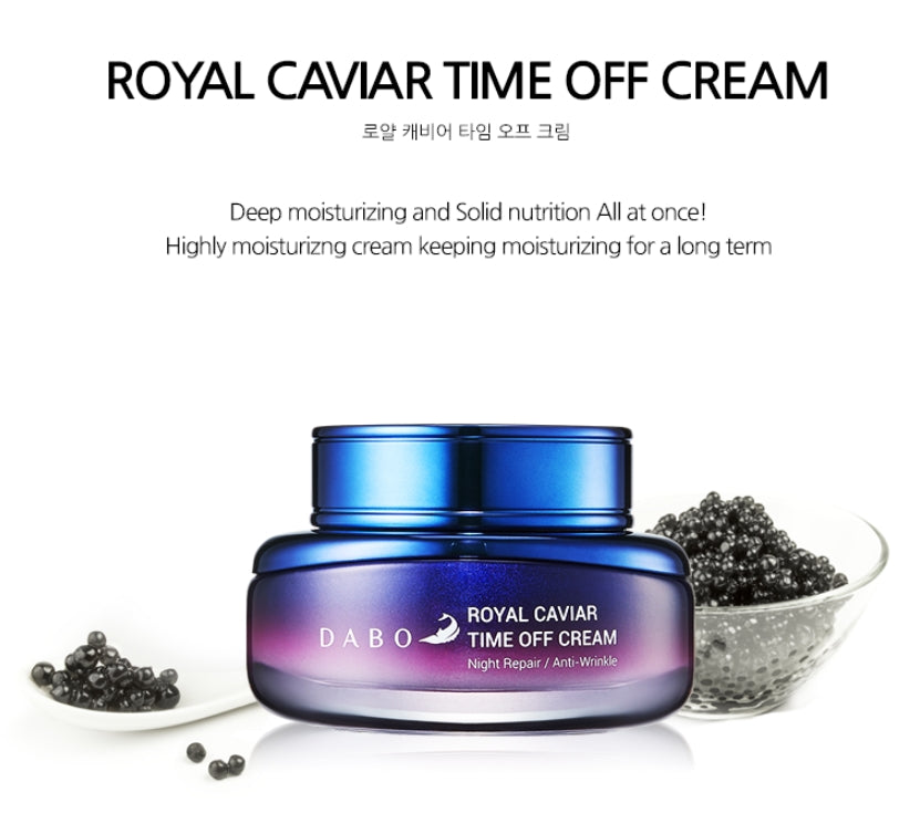 DABO Royal Caviar Time Off Cream Keep Moisturizing Care Skin Barrier