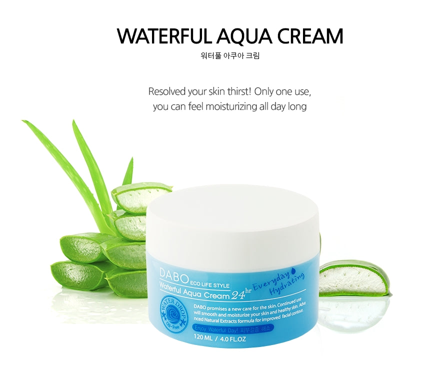 DABO Waterful Aqua Creams 120ml Moisturizing Oilfree Smooth Skin Care