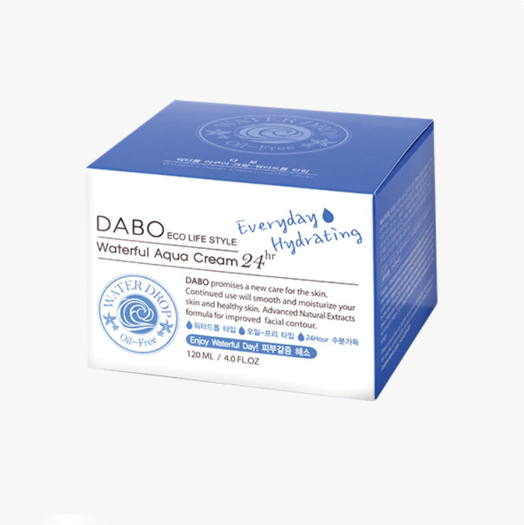 DABO Waterful Aqua Creams 120ml Moisturizing Oilfree Smooth Skin Care