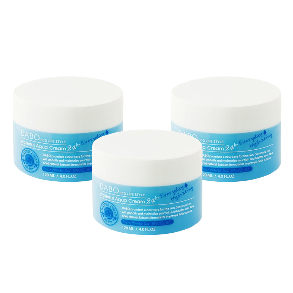 2+1 DABO Waterful Aqua Creams 120ml Moisturizing Oilfree Smooth Skin Care