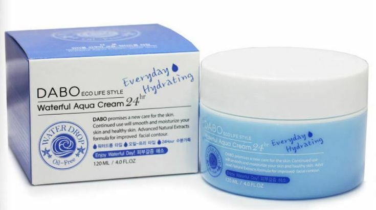 DABO Waterful Aqua Creams 120ml Moisturizing Oilfree Smooth Skin Care