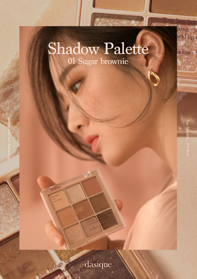 Dasique Shadow Palette #01 Sugar Brownie Eye Beauty Glitter Makeups