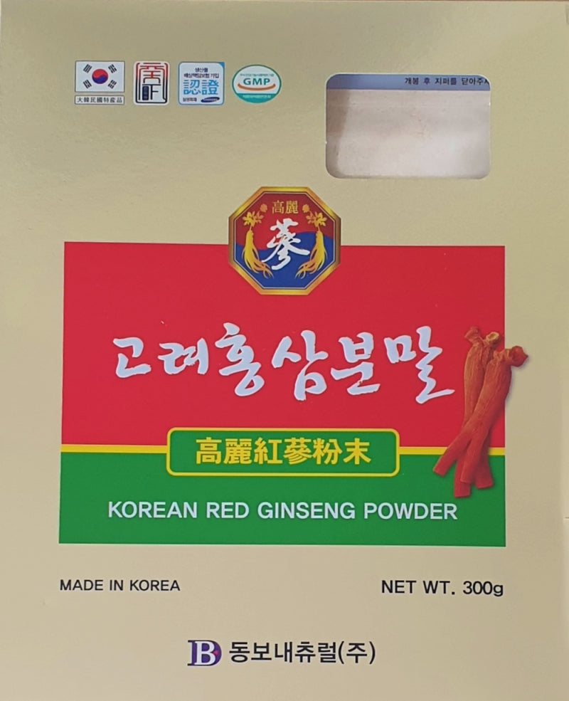 Dongbo Korean Red Ginseng Powders 300g Health Supplements Foods Immunity Gifts Blood Circulation Memory ageing Energy antioxidant Tired