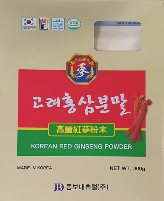 Dongbo Korean Red Ginseng Powders 300g Health Supplements Foods Immunity Gifts Blood Circulation Memory ageing Energy antioxidant Tired