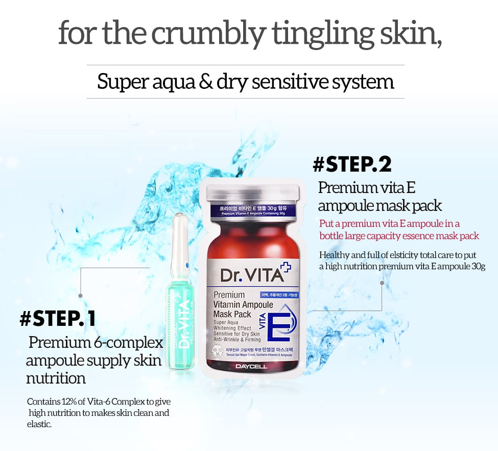 DAYCELL Dr.VITA Premium Super Aqua Dry Sensitive Special Program VitaE