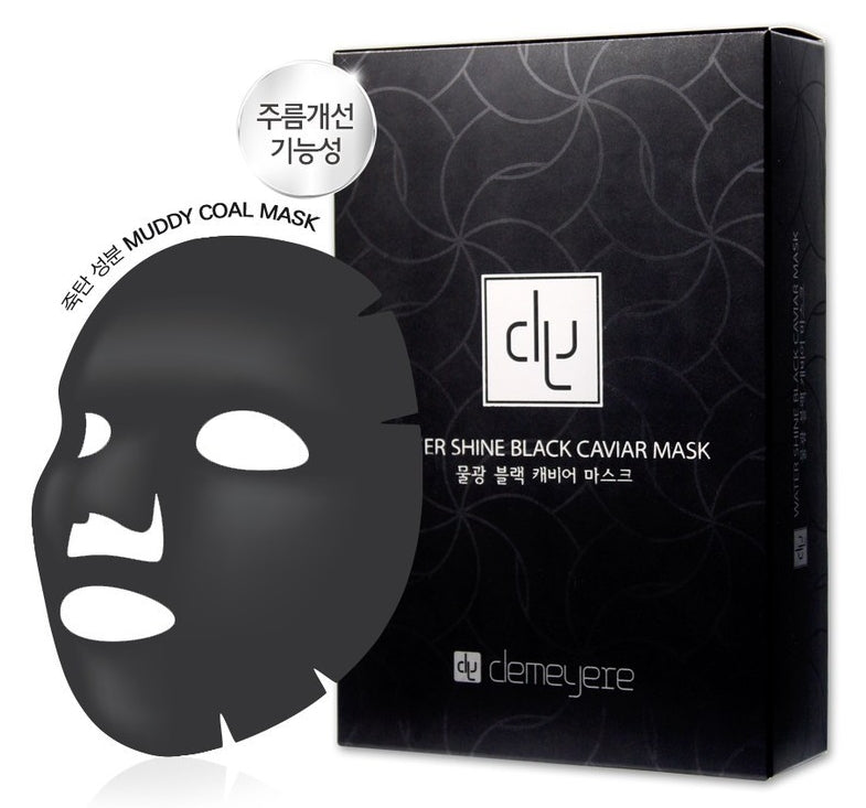 Demeyere Water Shine Black Caviar Mask Sheet Skin Moisture Wrinkles