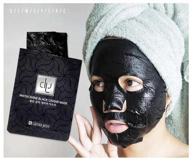 Demeyere Water Shine Black Caviar Mask Sheet Skin Moisture Wrinkles