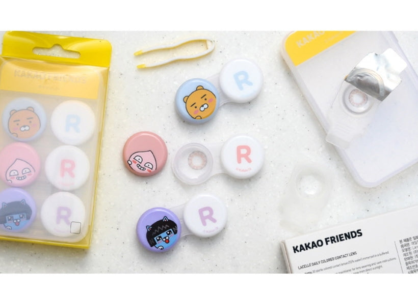 KAKAO FRIENDS Contact Lens Case Kakao Apeach Ryan Neo Cute Lens Case