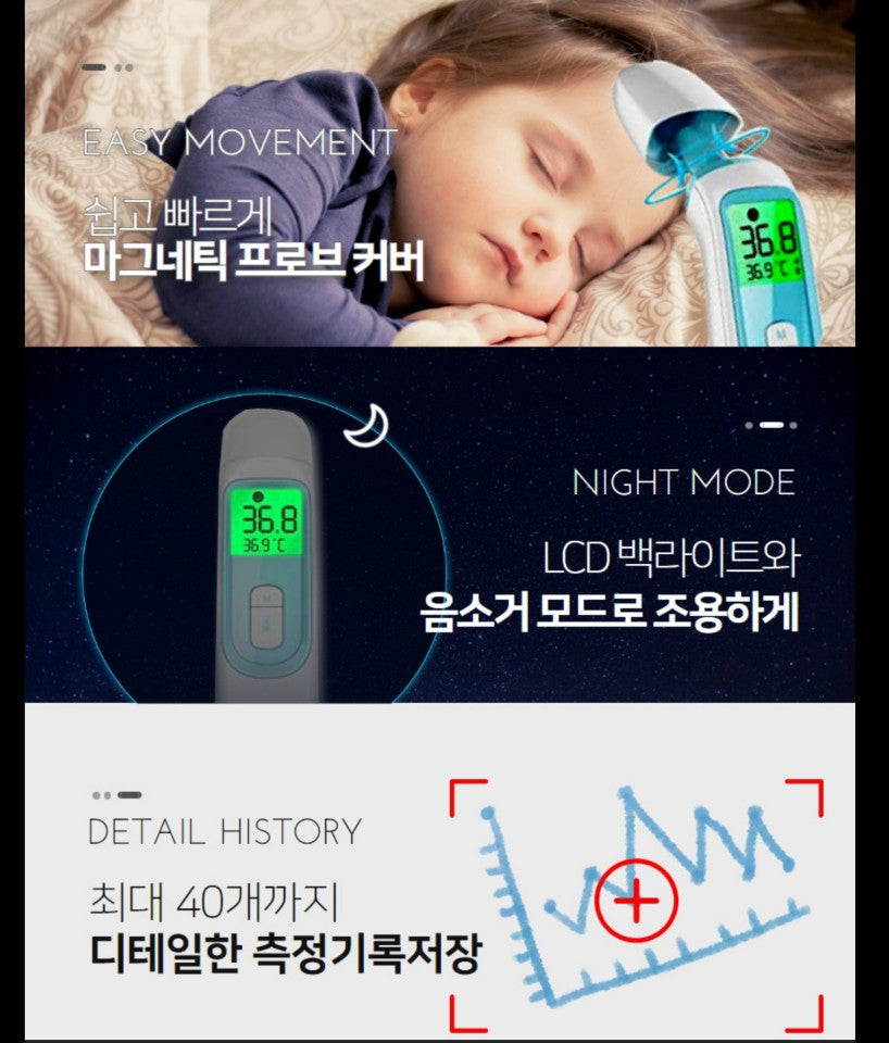 Made in Korea Infrared lines Dual Non contact Thermometer