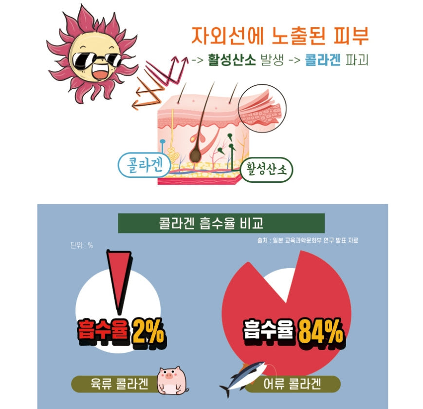 Dae Heung Low Molecular Fish Collagen Tablets For Inner 120g Beauty