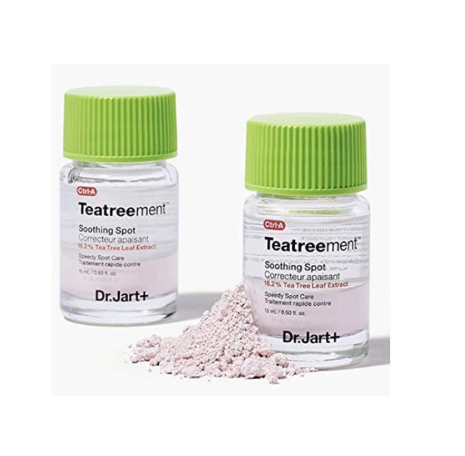 [1+1] Dr. JART Teatreement Soothing Spot 15ml Pink Powders Derma acne Skincare Solution Calamine Sensitive