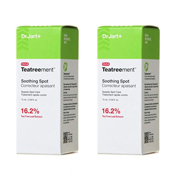 [1+1] Dr. JART Teatreement Soothing Spot 15ml Pink Powders Derma acne Skincare Solution Calamine Sensitive