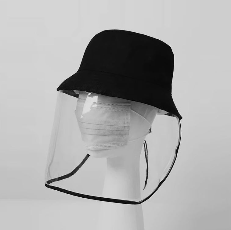 Prevent Bucket Unisex Sun Hats Women Men Safety Caps Fashion Black