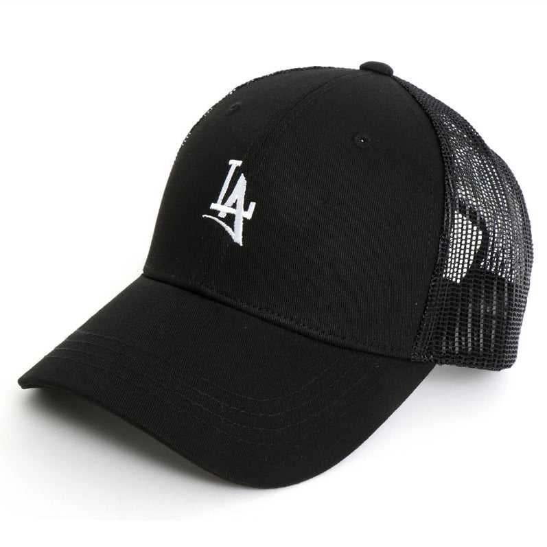 LA Graphic Mesh Baseball Caps Hats Unisex Men Womens Cotton Adjustable