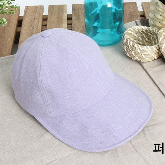 Cool Summer Linen Solid Baseball Caps Hats Velcro Wire Wide Brim Unique Novelty Unisex Mens Womens Adjustable Korean Kpop Style Fashion Accessories Lightweight