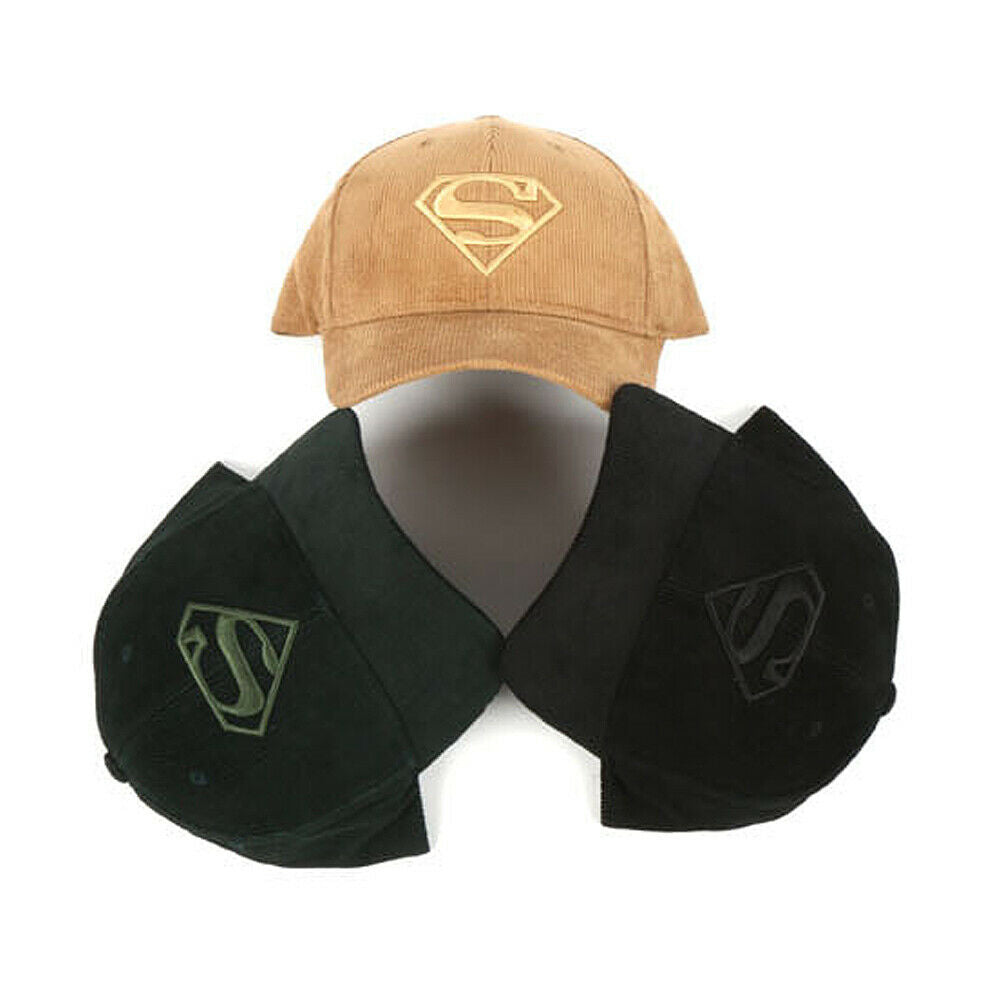 Superman Corduroy Baseball Caps Hats Unisex Mens Accessorries Hiphop