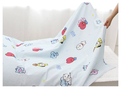 BT21 Universtar Layered Comforter Blue Bedding Interior accessories