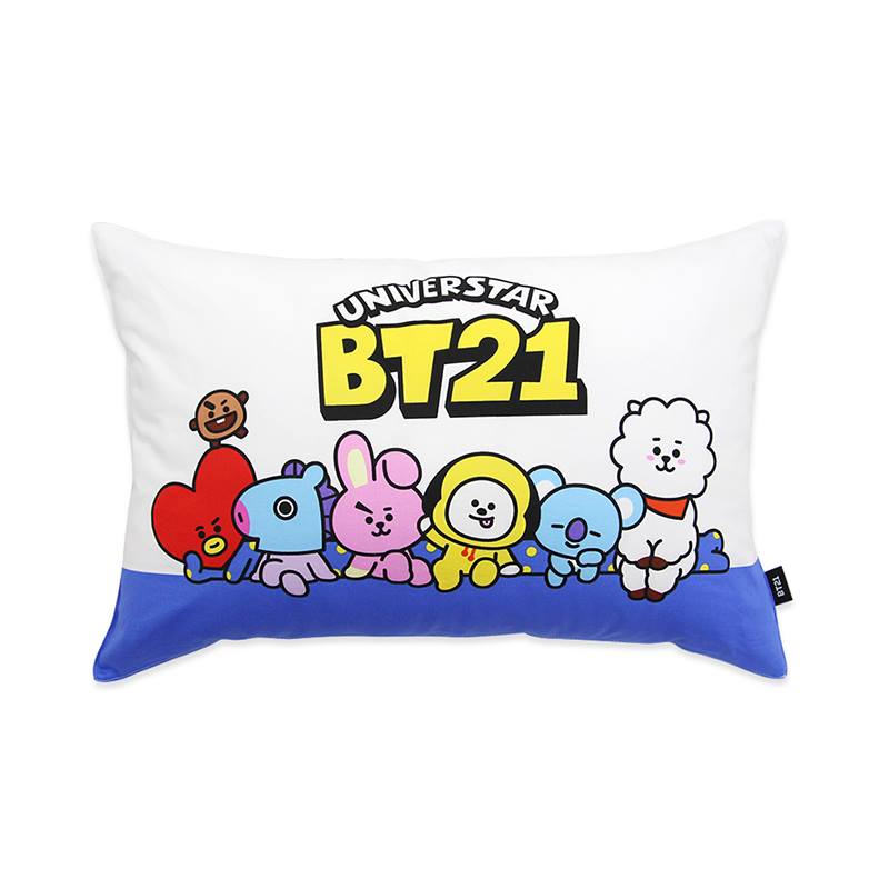 BT21 Comic Pop Cotton Pillow Cover Korea BTS Home Interior accessories