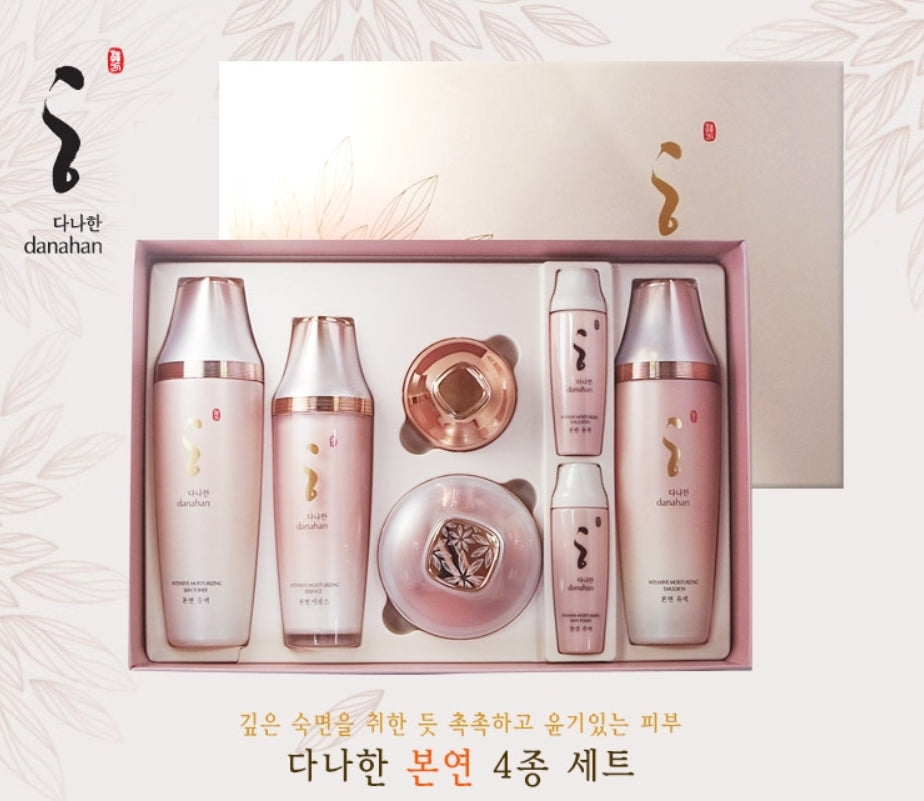 DANAHAN Bon Yeon Intensive Moisturizing Skincare 4 PCS Special Set Beauty Cosmetics Moisture