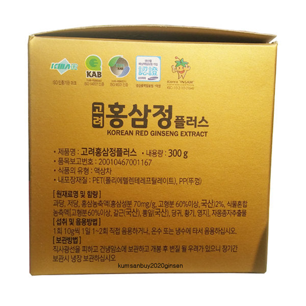 DONG JIN Korea Red Ginseng Extract 300g Tea Health supplements Gifts