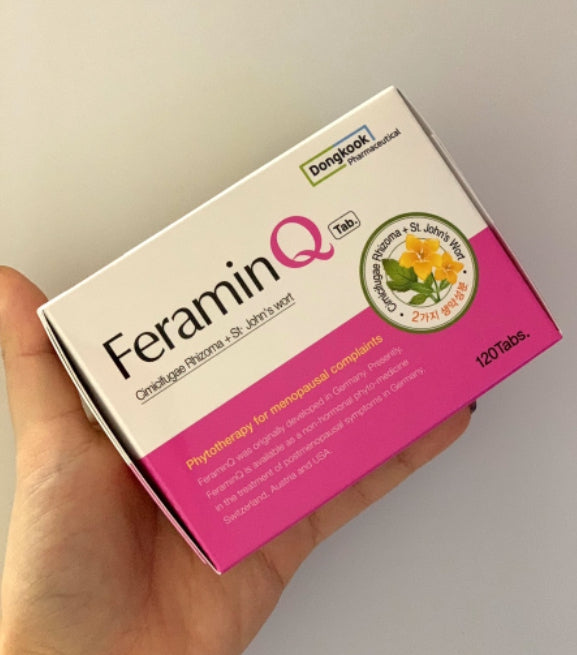Dongkook Feramin Q 120 Tablets Female Menopause Treatment Womens Climacteric Health Supplements