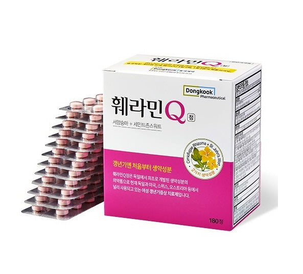 Dongkook Feramin Q 180 Tablets Female Menopause Treatment Womens Climacteric Health Supplements