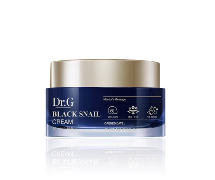 Dr.G Black Snail Creams 50ml Dry Skin Care Elasticity Brightening moisturize Brightening up with pearl powders nourish rough brightly