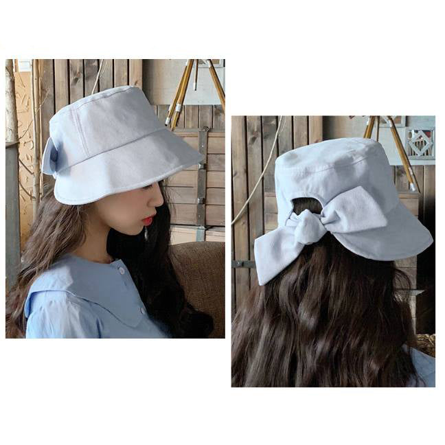Ribbon String Bucket Hats Fashion Styling Trendy Korea Womens
