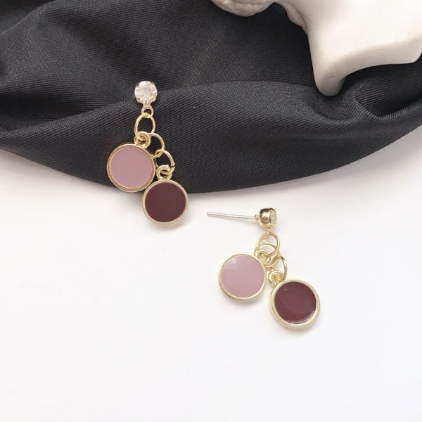 Layered Ring Cubic Earrings Gift Korean jewelry Womens Accessories