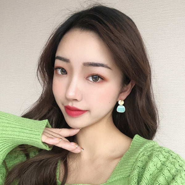 Pearl ear rings Korean Women Round Drop Dangle Earring Brincos Jewelry