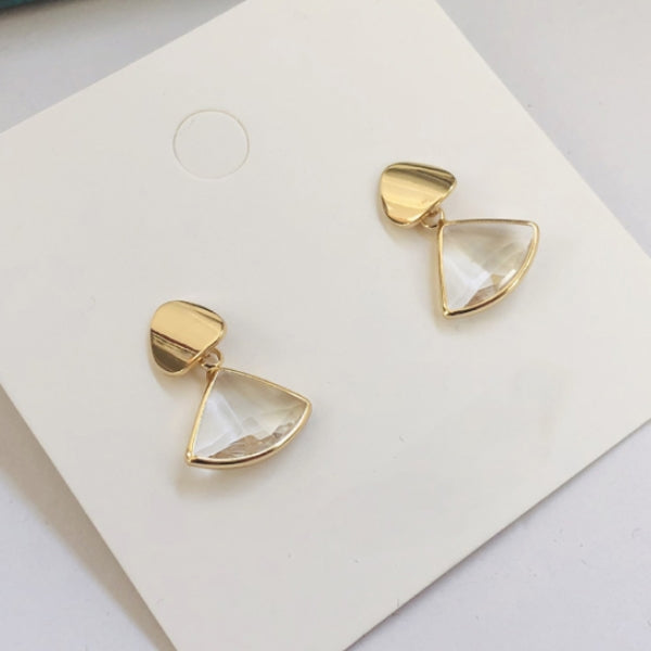 Triangle Cubic Earrings Gift Korean jewelry Womens Accessories