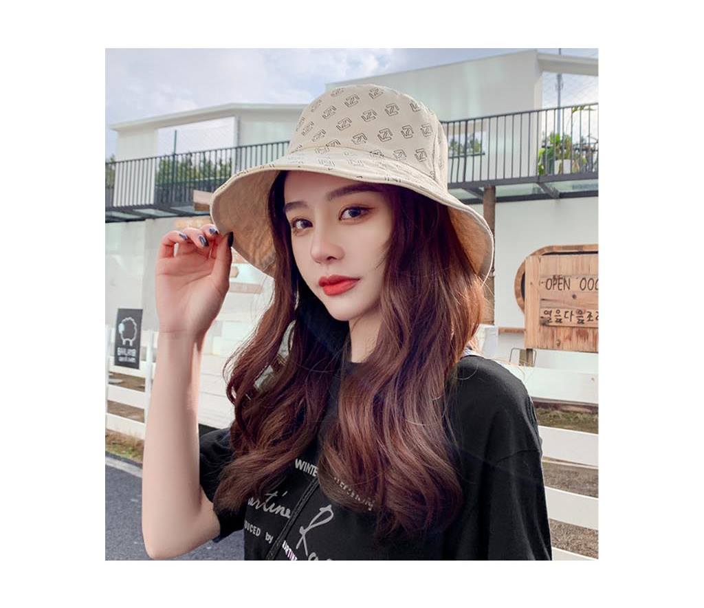 Luxury Reversible Sun Bucket Hat Style Fashion Womens Korea Travel