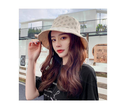 Luxury Reversible Sun Bucket Hat Style Fashion Womens Korea Travel