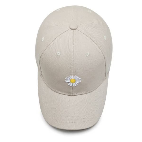 Daisy Floral Flower BigBang GD Style Baseball Caps Kpop Fashion Accessories Unisex Fashion Hat Korean Trendy Hats Cotton Adjustable Mens Womens