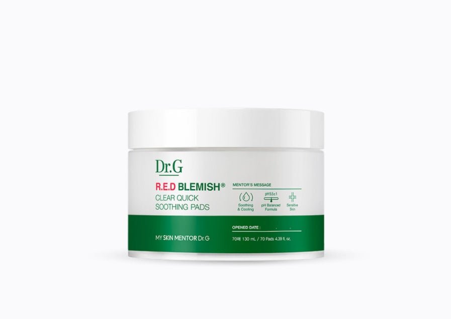 Dr.G RED BLEMISH CLEAR QUICK SOOTHING PADS 130ml Face Cleansing Facial