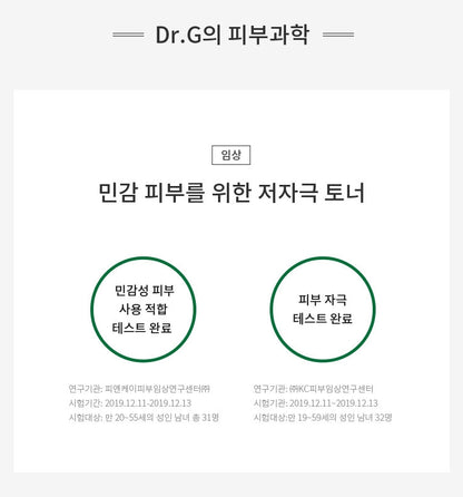 Dr.G Red Blemish For Men Multi Soothing Toner 200ml Sensitive Skin