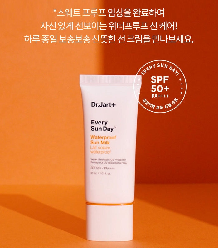 Dr.Jart Every Sun Day Waterproof Sun Milk 30ml Sunscreen Soft Finish