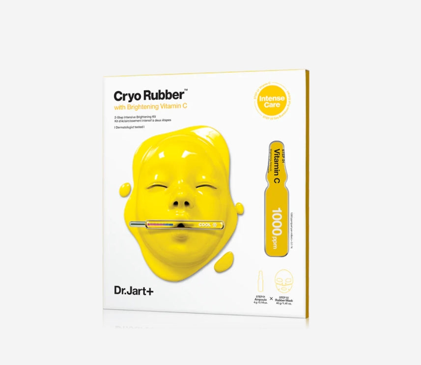 Dr.Jart Cryo Rubber with Brightening Vitamin C Mask Korean Womens Face